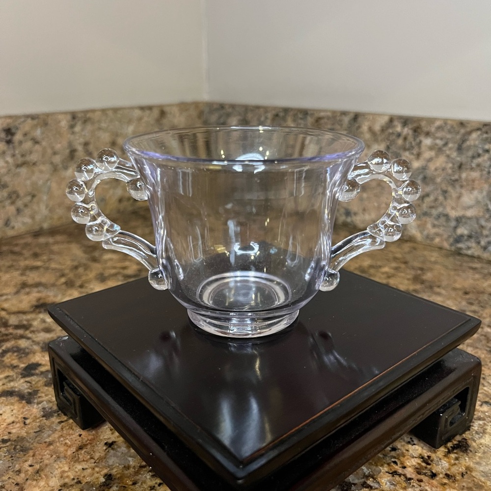 Imperial candle wick open sugar bowl. 1930’s